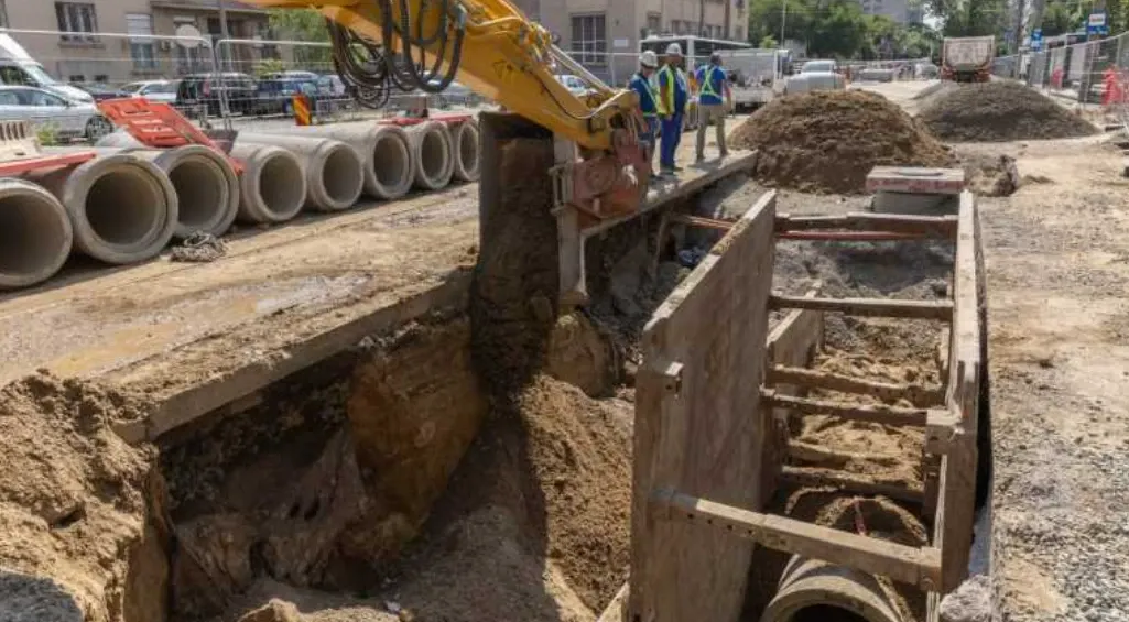 Primăria Capitalei modernizează rețeaua de canalizare din zona Gării de Nord