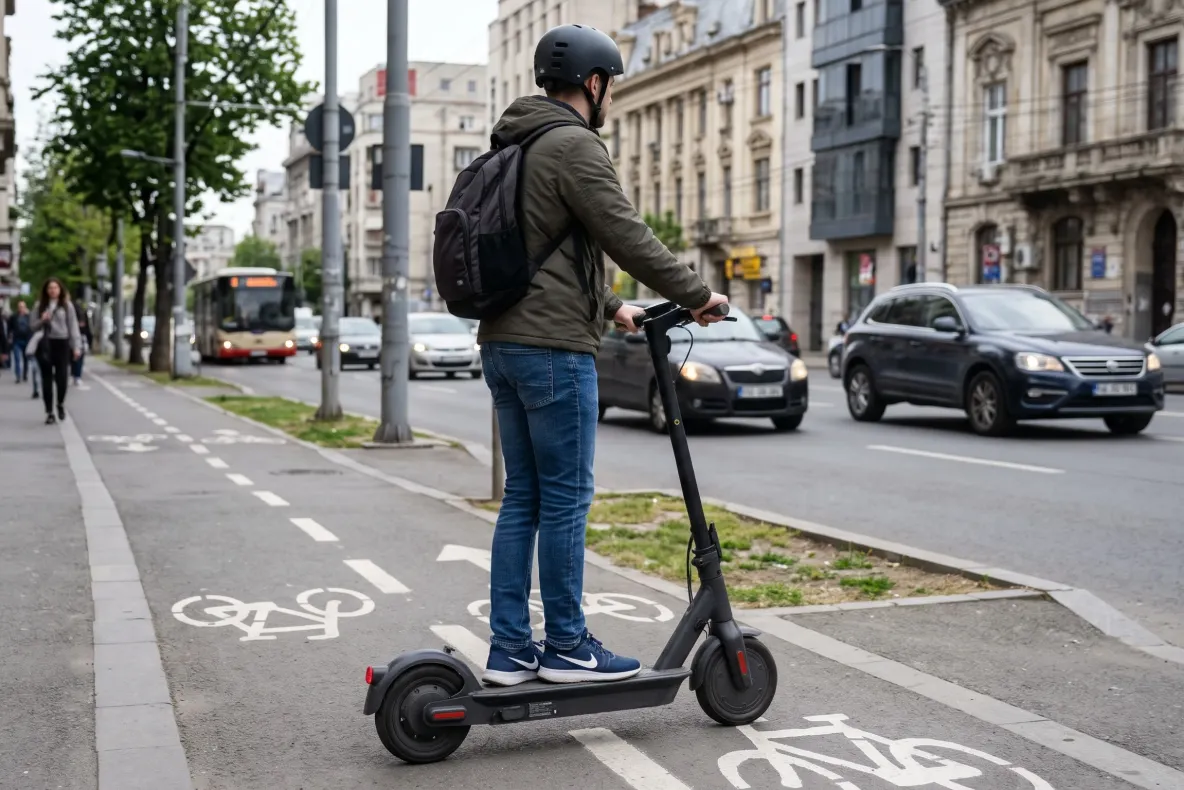 București: vârstă minimă de 18 ani pentru trotinete și casca obligatorie pe drumuri