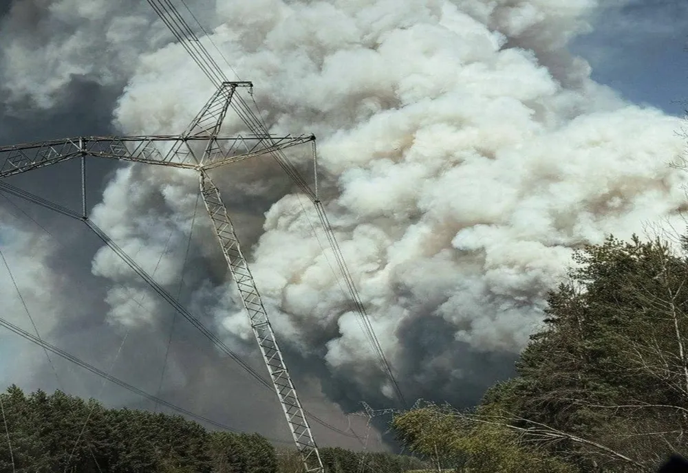 Norul de fum de la Cernobîl nu va afecta România, potrivit Ministerului Mediului