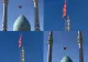 Iranul ridică steagul roșu peste cupola Moscheii Jamkaran. Ce semnifică acest gest -VIDEO